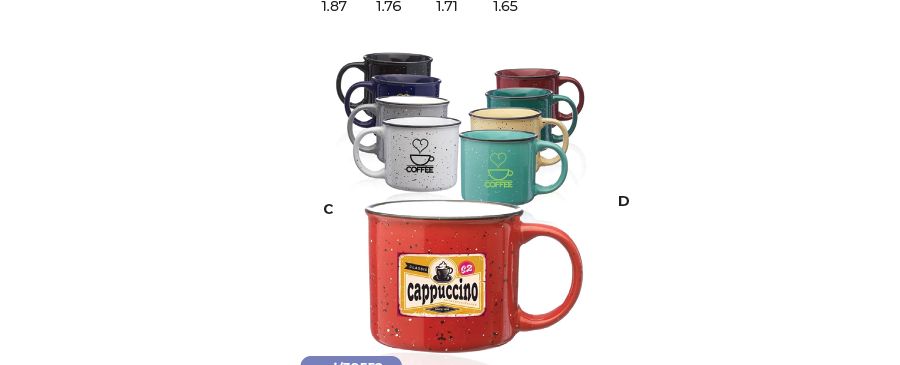 Custom 13 oz Ceramic Campfire Mug supplier sample