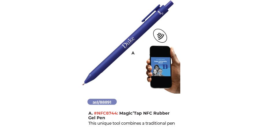 Custom MagicTap NFC Pen supplier sample