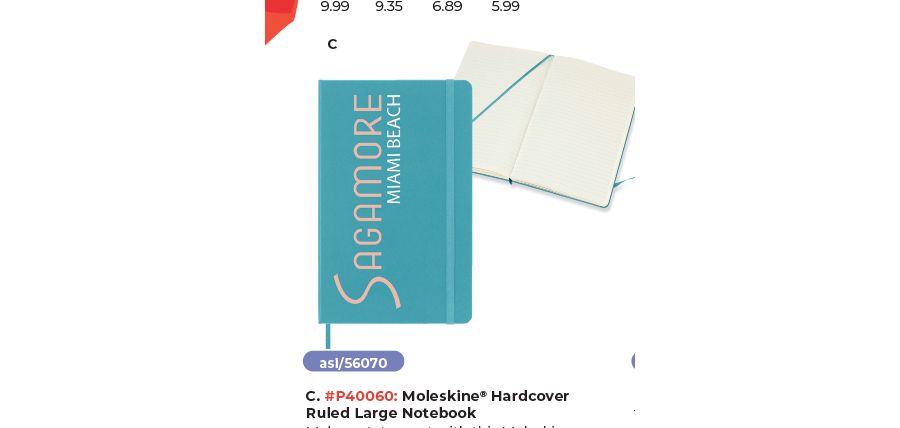 Custom Moleskine Hardcover Notebook supplier sample