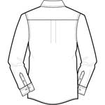 SanMar S608 undecorated back supplier view