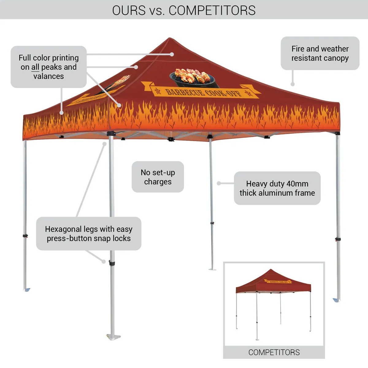 Custom 10 ft Event Canopy supplier product image 1 of 3
