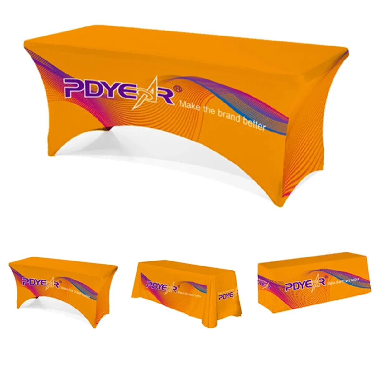 Custom Full Print Spandex Table Cover supplier product image 1 of 2