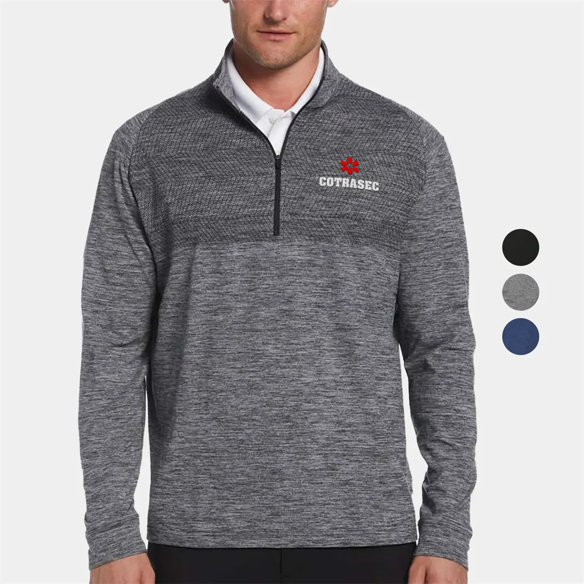 Custom Perry Ellis Quarter Zip supplier product image 1 of 5