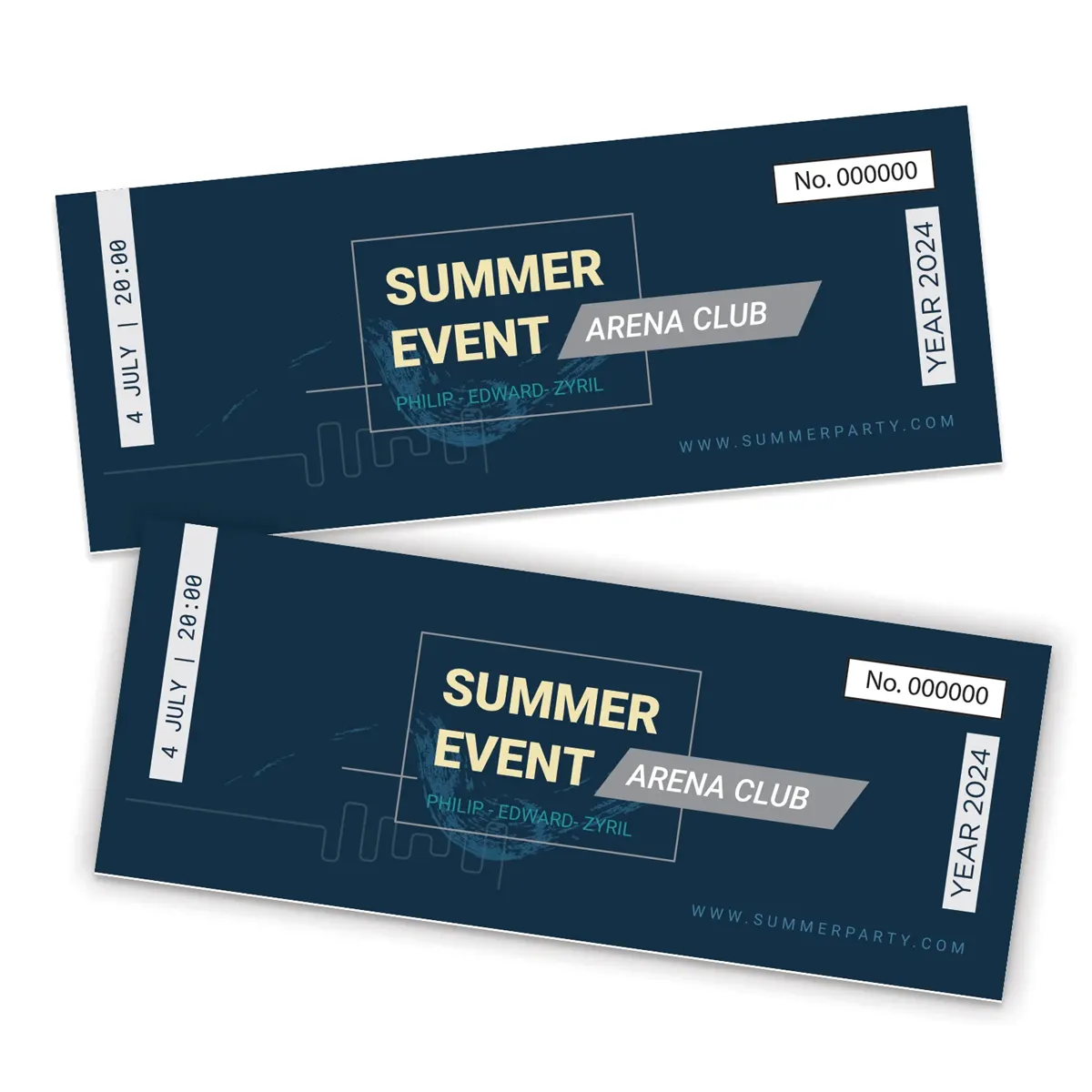 Custom Full Color Event Tickets supplier product image 1 of 2