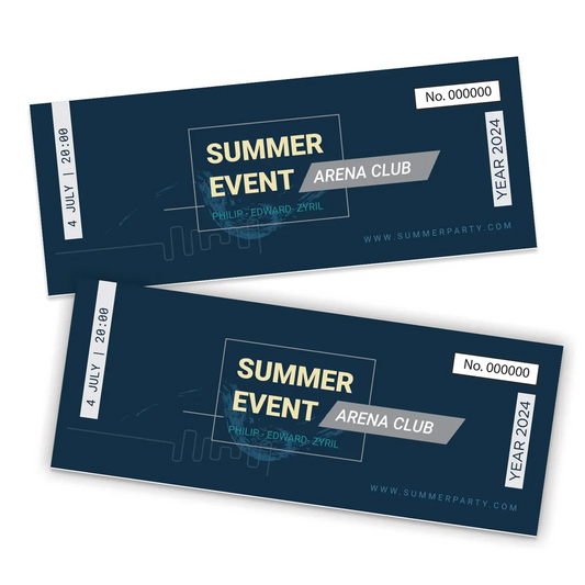 Custom Full Color Event Tickets supplier product image 1 of 2