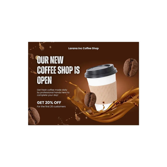 Opaque printed static cling for a storefront window