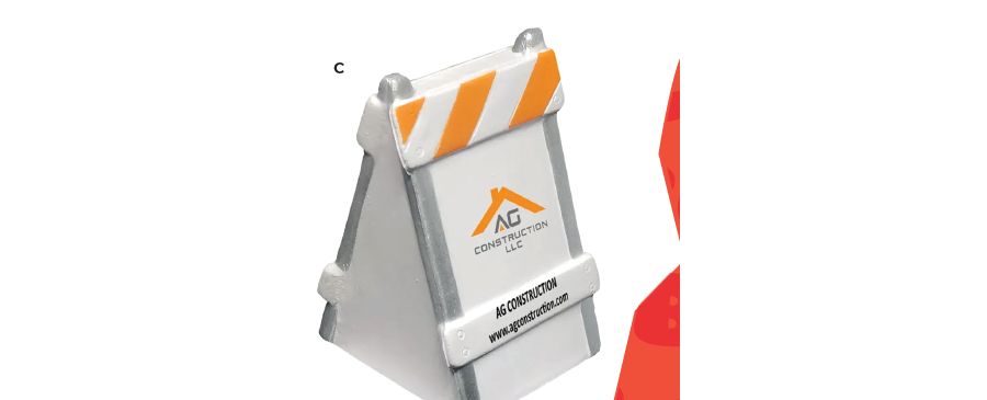 Custom Street Barricade Stress Reliever supplier sample