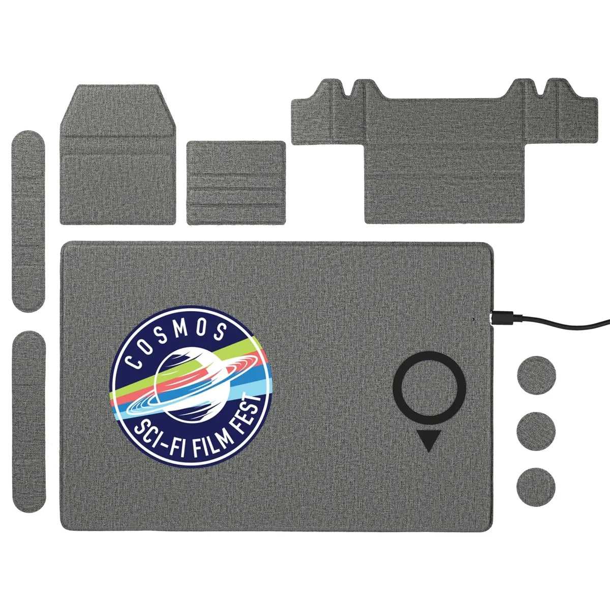Custom MagClick Wireless Charging Desk Organizer — supplier sample