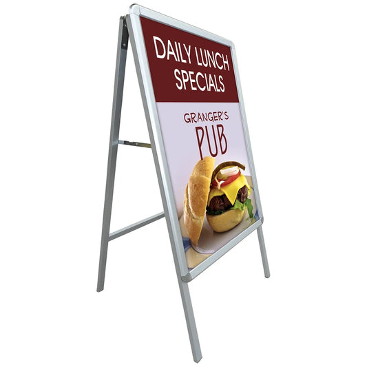 Custom A-Frame Sidewalk Sign Kit — supplier sample