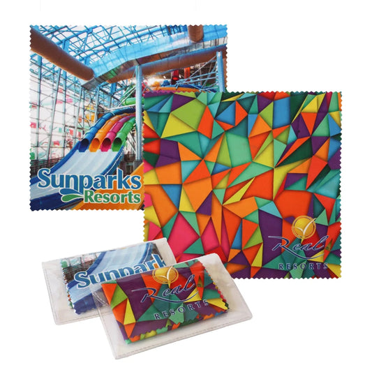 Custom Microfiber Cleaning Cloth with Case — supplier product photo