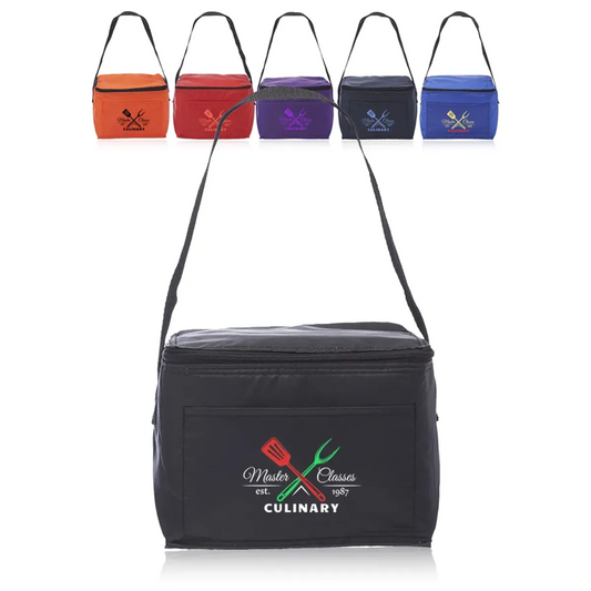 Custom Six-Pack Cooler Lunch Bag — supplier product photo