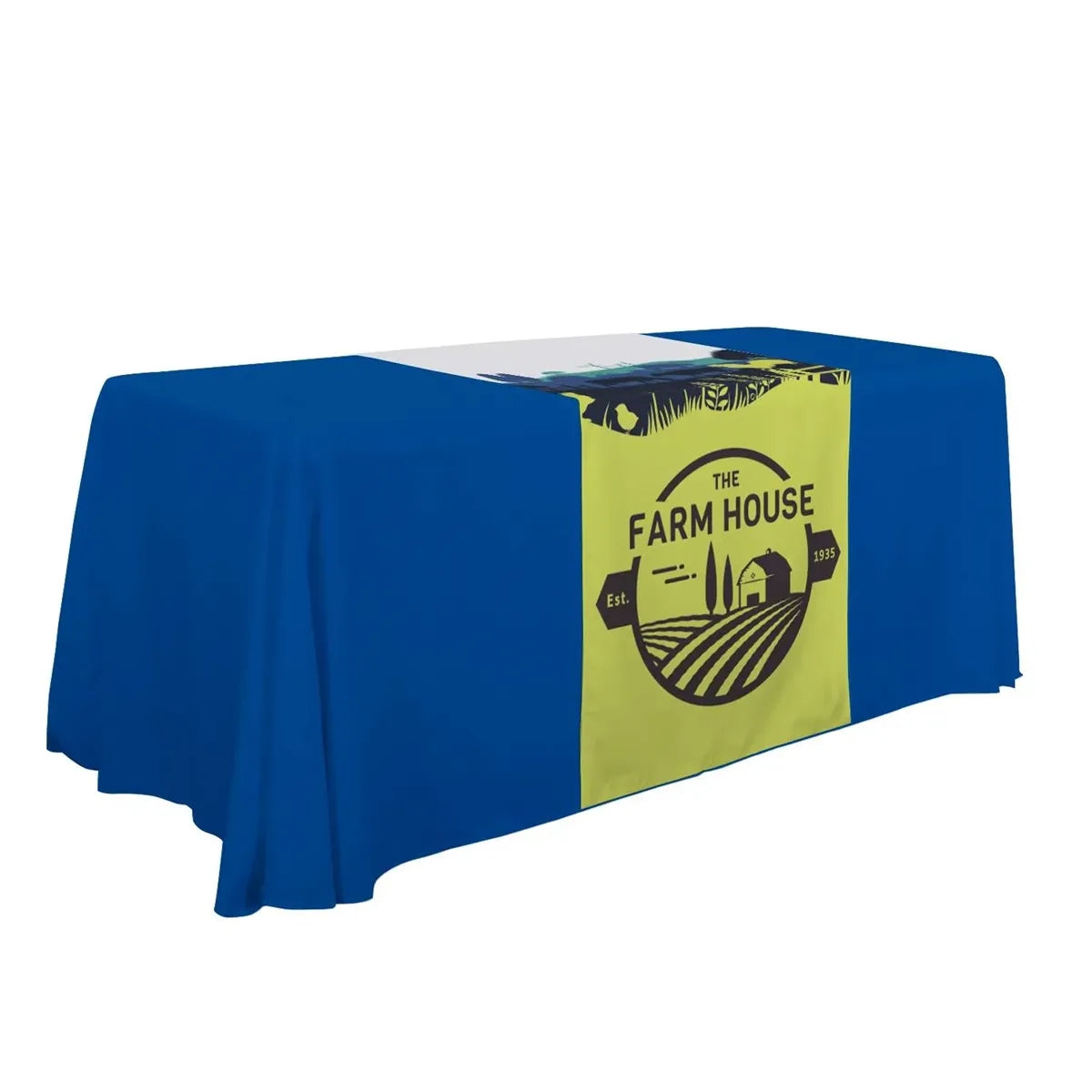 Custom Full-Color Table Runner — 28 by 80 Inches — supplier sample