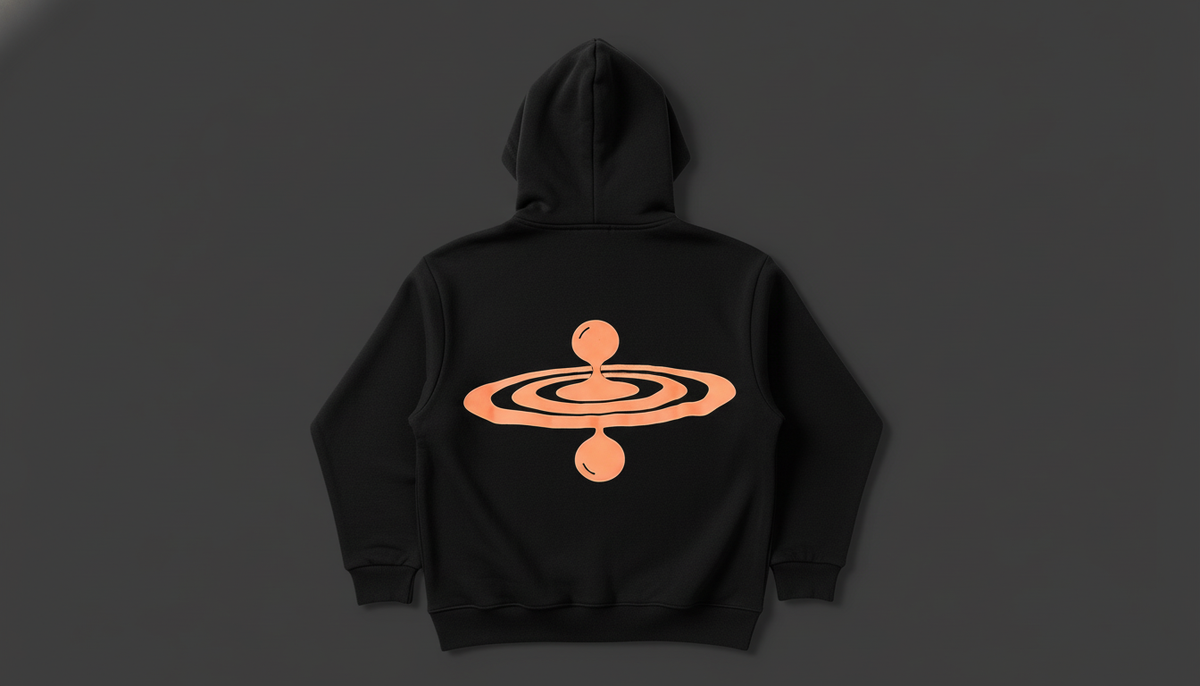 Drop 17 Orbit Core Hoodie - Black