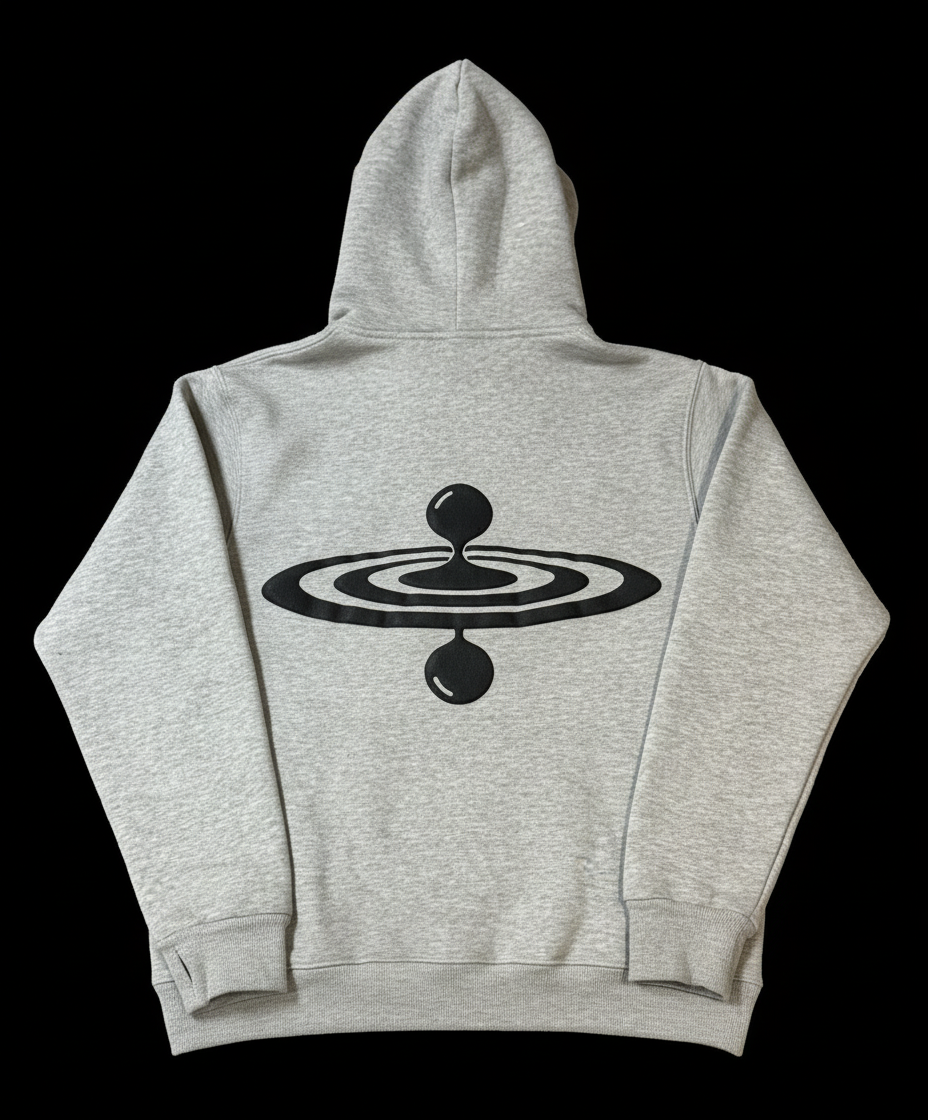DROP17 Orbit Core Hoodie — Grey