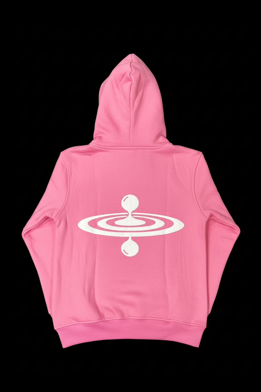 DROP17 Orbit Core Hoodie — Pink Pulse