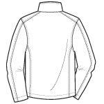 SanMar J317 undecorated back supplier view