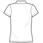 SanMar L540 undecorated back supplier view